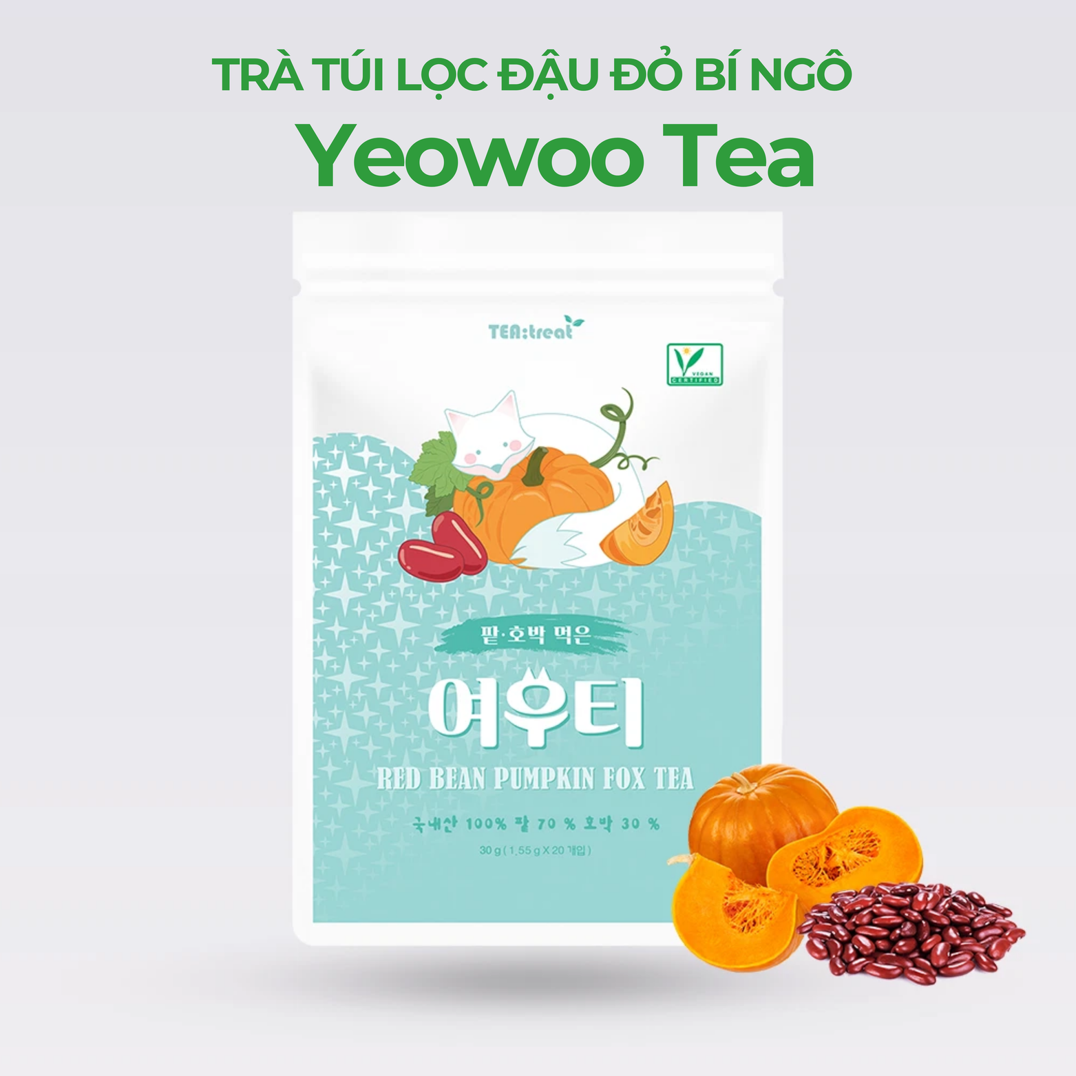 Trà Túi Lọc Giải Rượu Và Hỗ Trợ Thải Độc Gan Yeowoo Tea 20 Gói