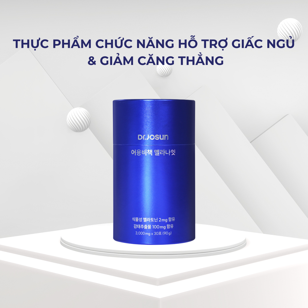 Sản Phẩm Hỗ Trợ Cải Thiện Giấc Ngủ, Giảm Căng Thẳng, Cải Thiện Chứng Mất Ngủ DrJosun