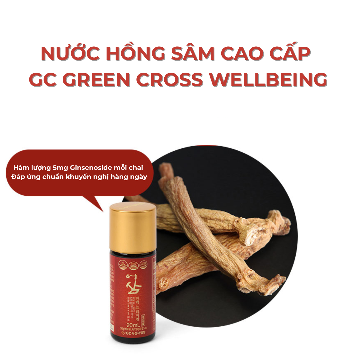 Nước Hồng Sâm Cao Cấp GC Green Cross Wellbeing