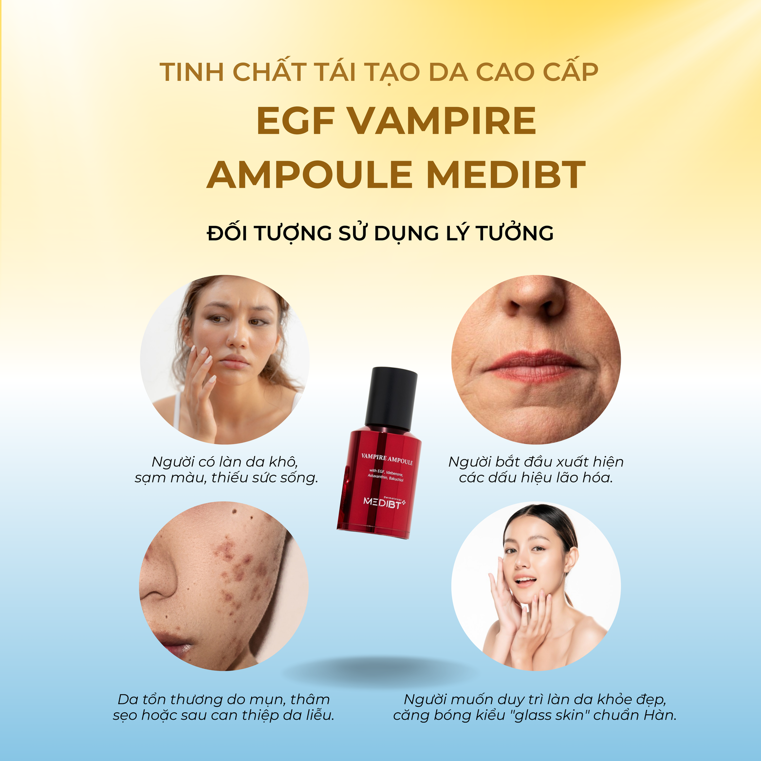 Tinh Chất Tái Tạo Da EGF Vampire Ampoule MEDIBT