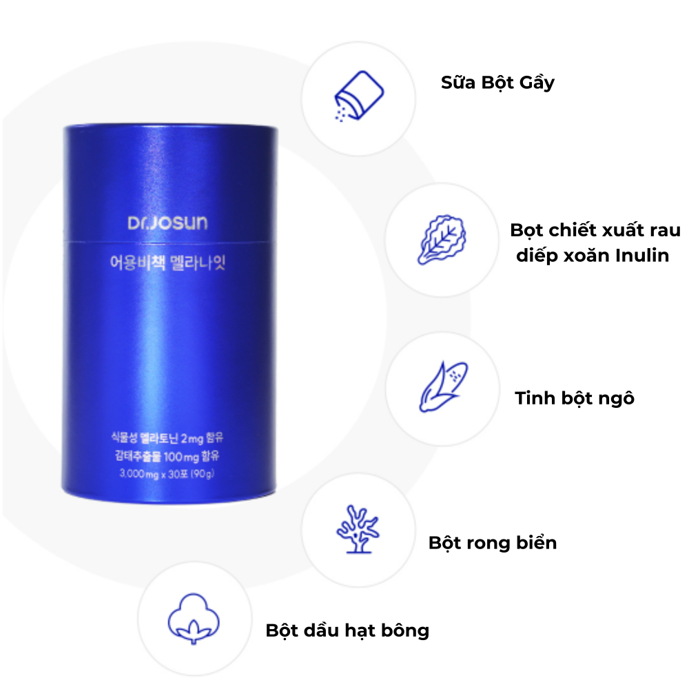 Sản Phẩm Hỗ Trợ Cải Thiện Giấc Ngủ, Giảm Căng Thẳng, Cải Thiện Chứng Mất Ngủ DrJosun