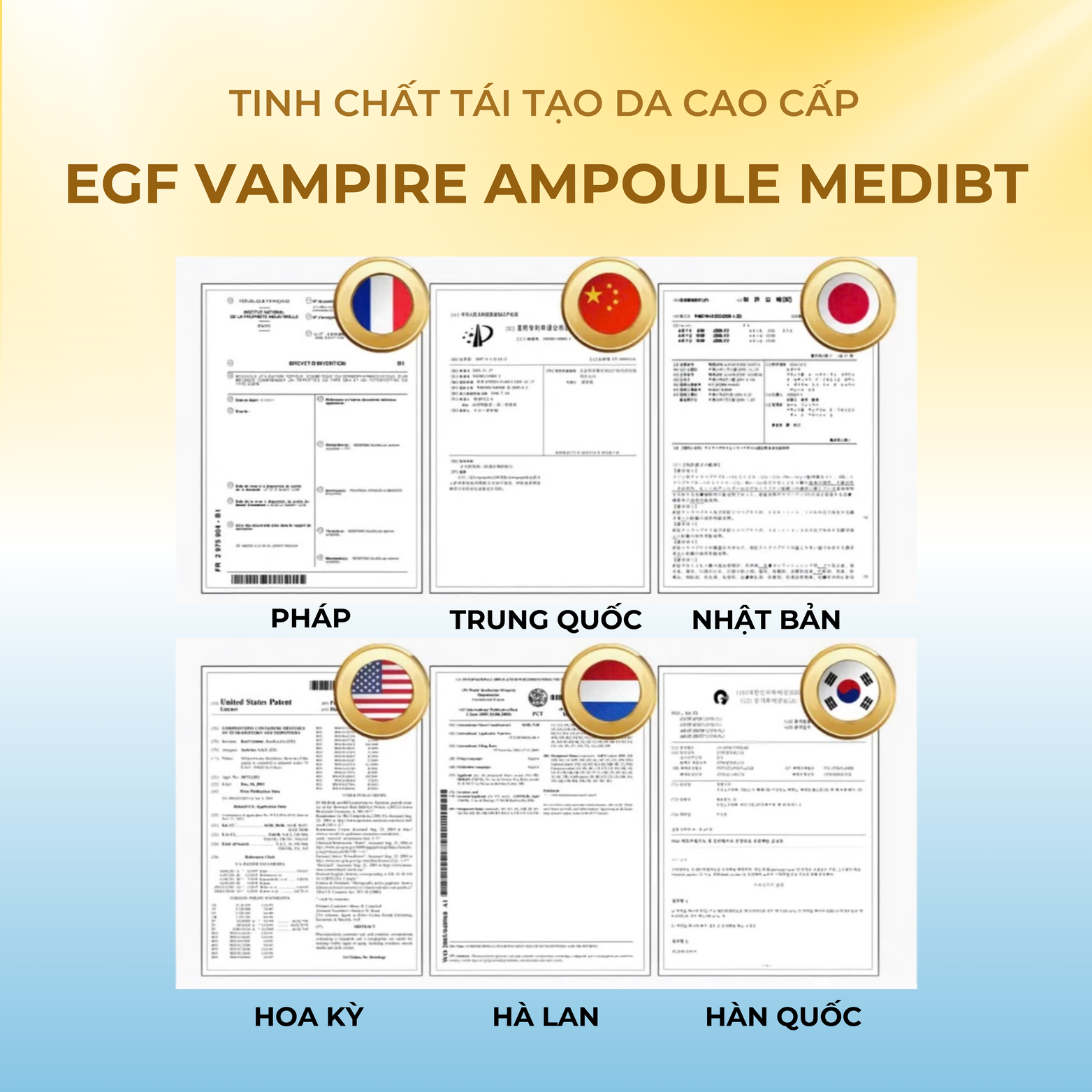 Tinh Chất Tái Tạo Da EGF Vampire Ampoule MEDIBT