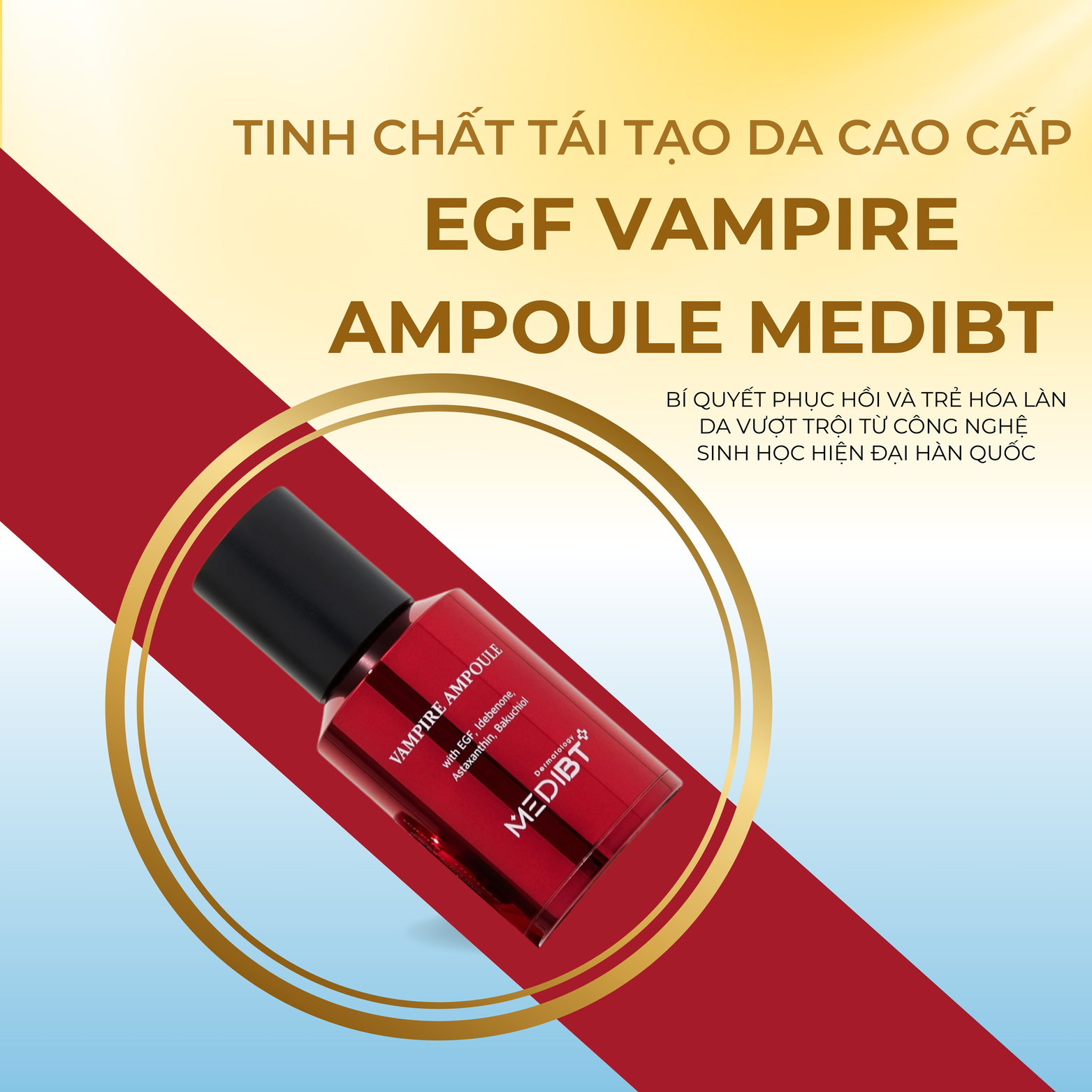 Tinh Chất Tái Tạo Da EGF Vampire Ampoule MEDIBT