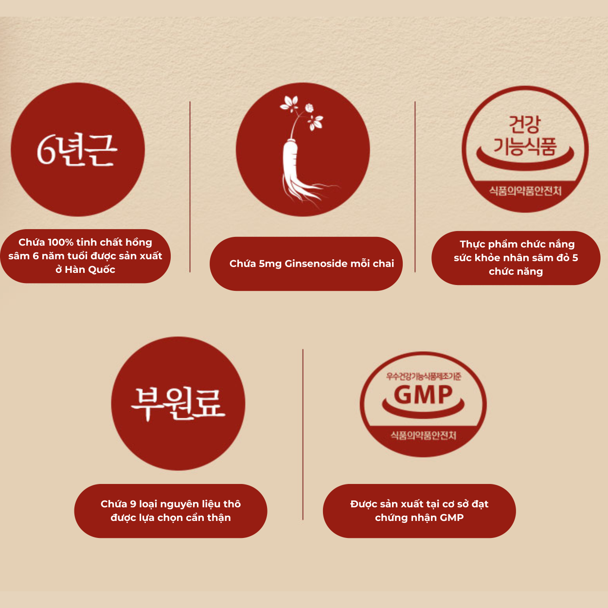 Nước Hồng Sâm Cao Cấp GC Green Cross Wellbeing