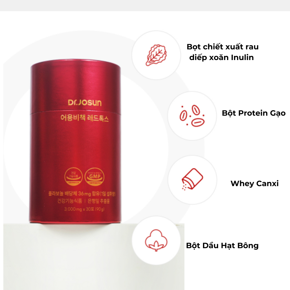 Sản Phẩm Hỗ Trợ Giảm Mỡ Thừa, Chống Oxy Hóa Và Cải Thiện Cholesterol DrJosun