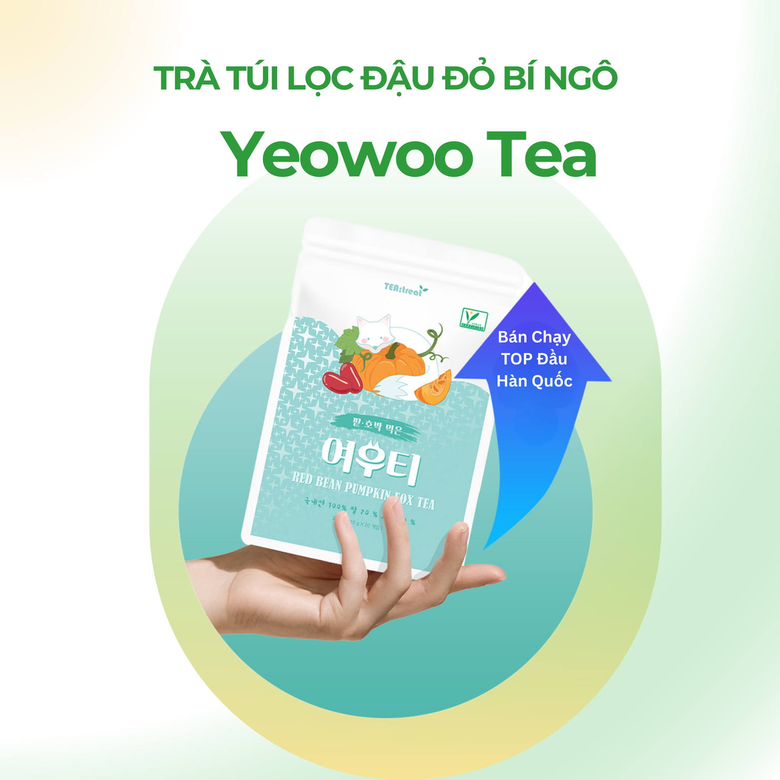 Trà Túi Lọc Giải Rượu Và Hỗ Trợ Thải Độc Gan Yeowoo Tea 20 Gói
