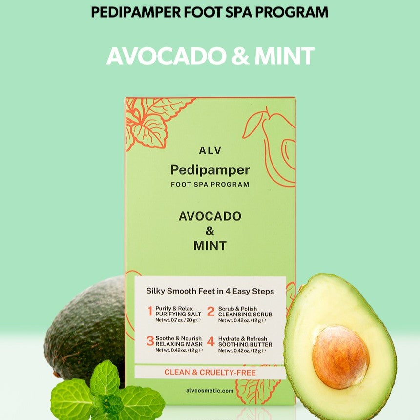 Bộ Sản Phẩm Spa Chăm Sóc Da Chân Chuyên Sâu Tại Nhà Olve Pedipamper Foot Spa Program