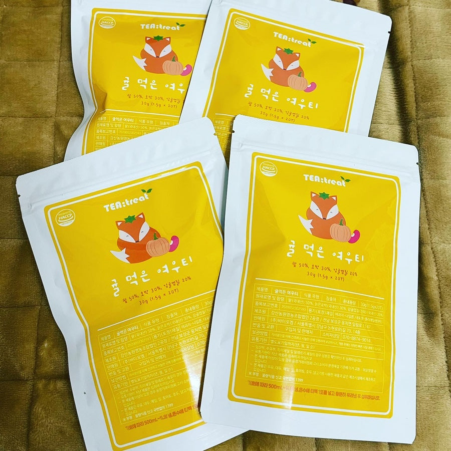 Trà Túi Lọc Hỗ Trợ Tiêu Hoá Vị Quýt Yeowoo Tea 20 Gói