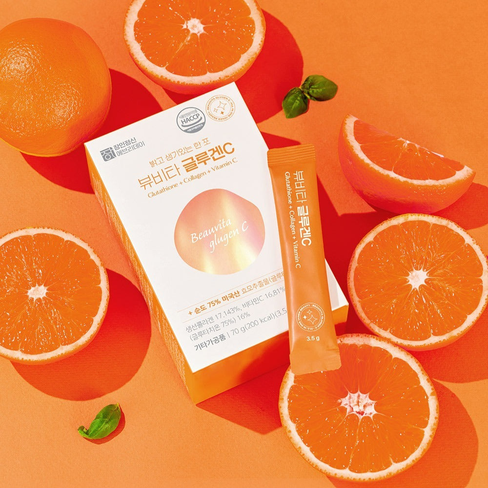 Collagen Dạng Bột Kết Hợp Với Glutathione Và Vitamin C