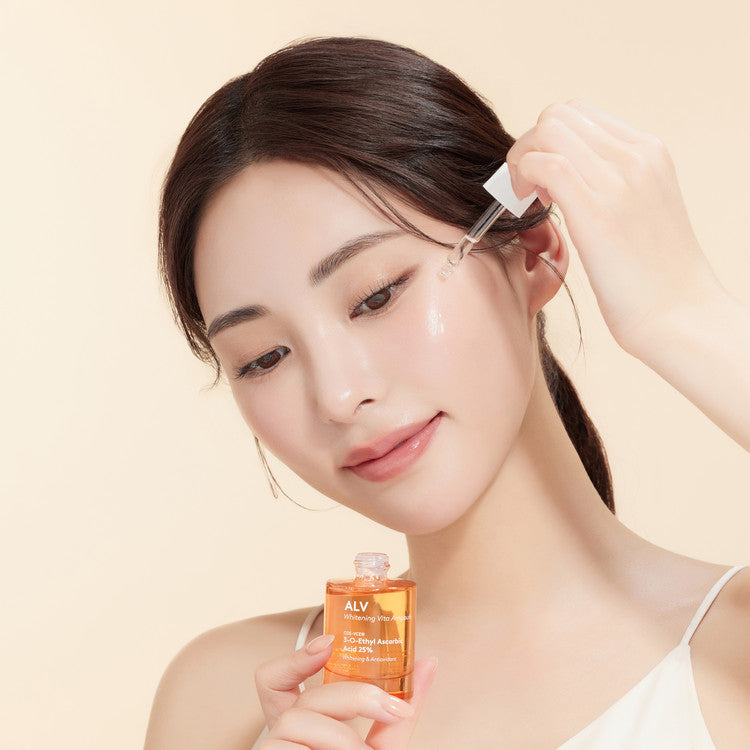 Tinh Chất Dưỡng Da Trắng Sáng Cao Cấp ALV Whitening Vita Ampoule 30ml